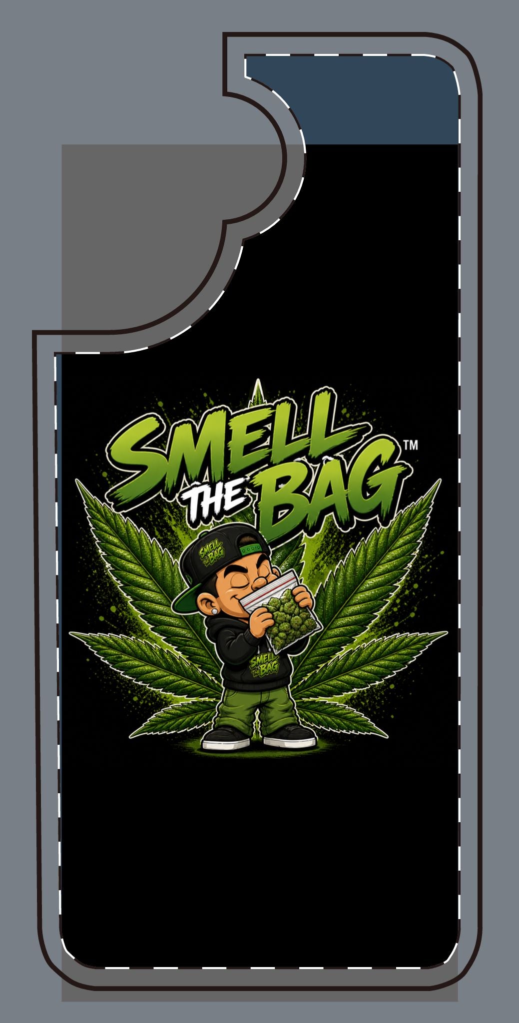 Smell The Bag | Funny Stoner Toon Graphic Phone Cases