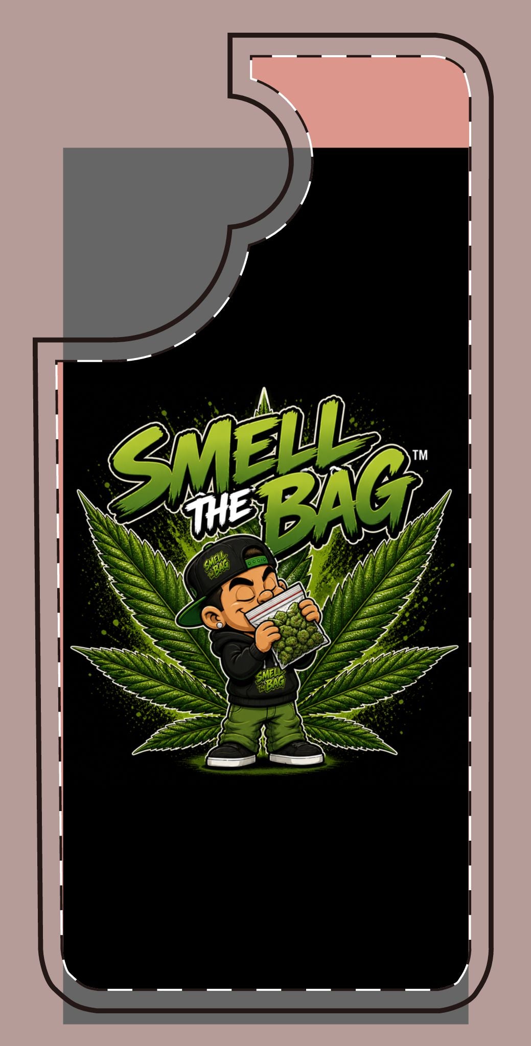 Smell The Bag | Funny Stoner Toon Graphic Phone Cases