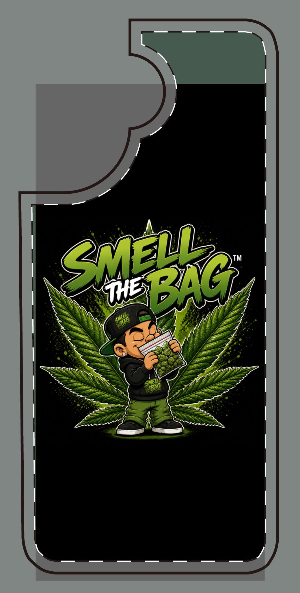 Smell The Bag | Funny Stoner Toon Graphic Phone Cases
