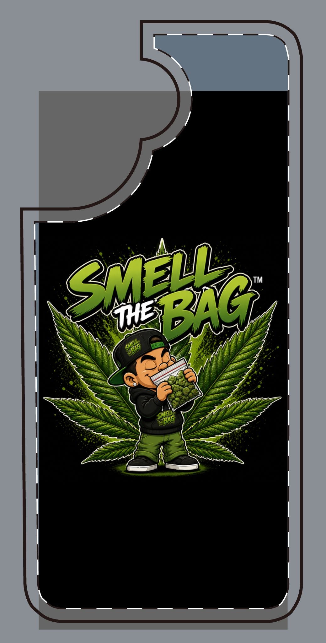 Smell The Bag | Funny Stoner Toon Graphic Phone Cases