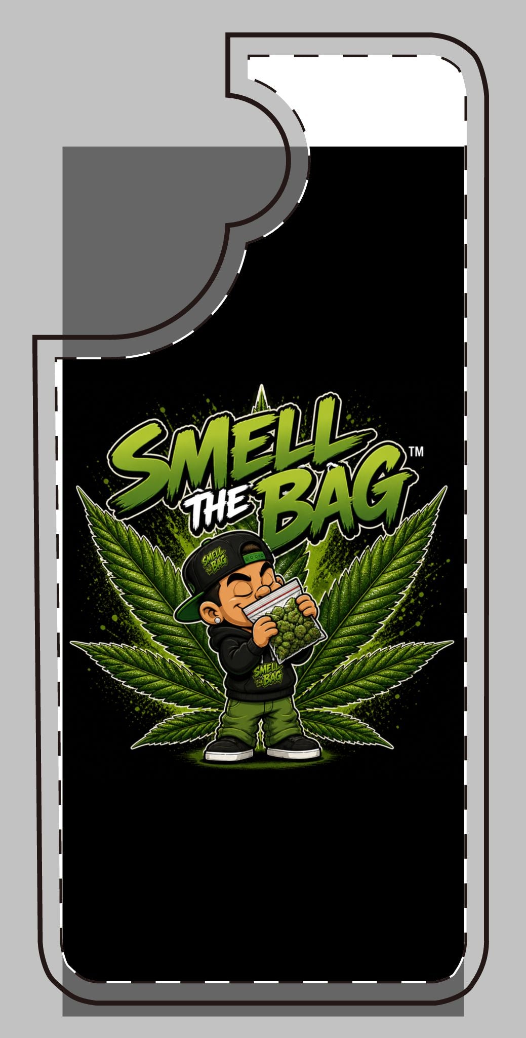 Smell The Bag | Funny Stoner Toon Graphic Phone Cases